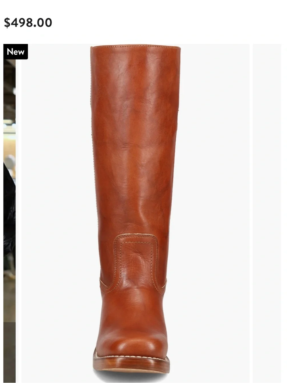Frye Knee High Campus Boots in Saddle